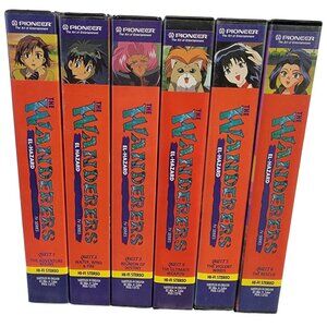 El Hazard Wanderers VHS Set 6 Anime Movies Hard Case Quest 1 2 3 4 5 6 Vintage